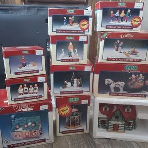 Lemax lot vintage rare